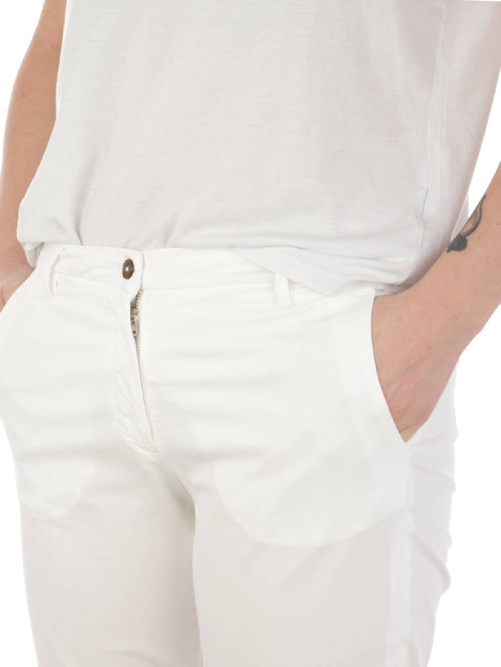BRIGLIA 1949 Pantaloni Donna Nicole in Cotone Stretch Promozione Limitata