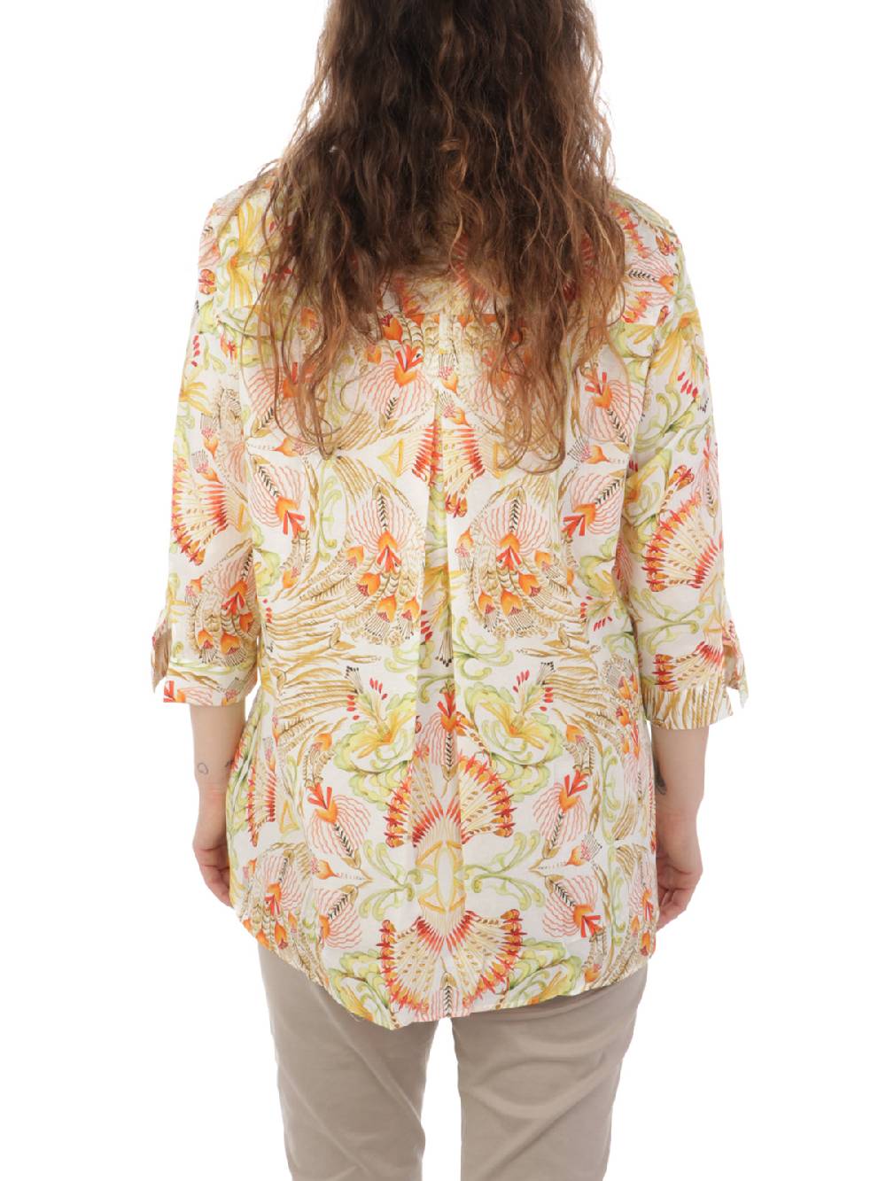 CALIBAN Camicia Donna Coreana A Fiori Online