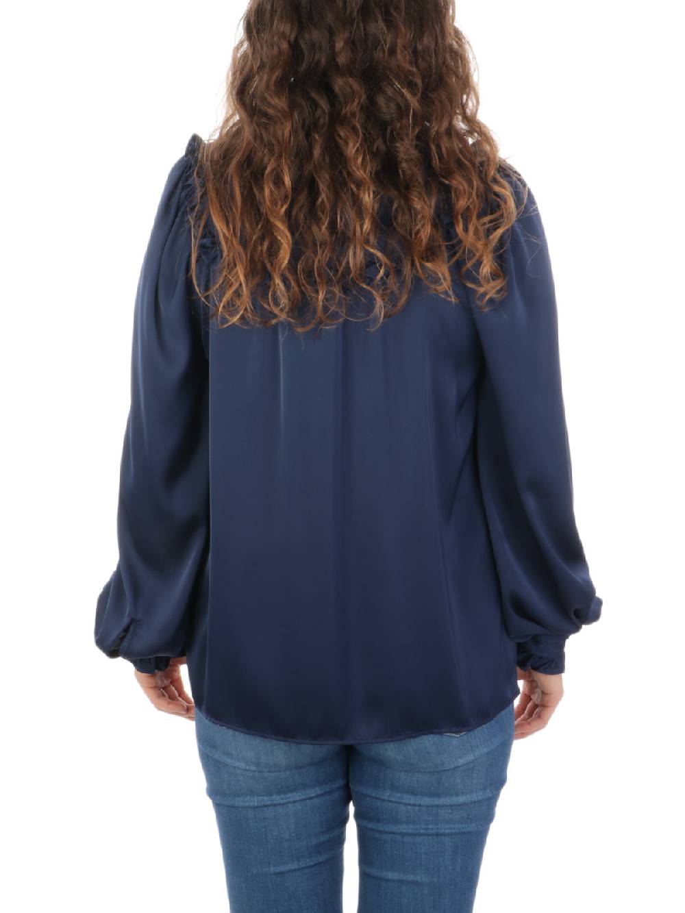 F.IT Camicia Donna con Rouches Vendita Economica