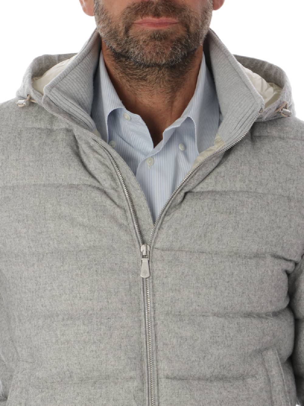 ELEVENTY Giubbotto Uomo in Seta e Cashmere Moda