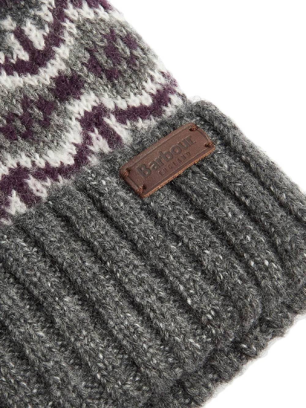 BARBOUR Berretto Uomo Case Fair Isle Nuovo