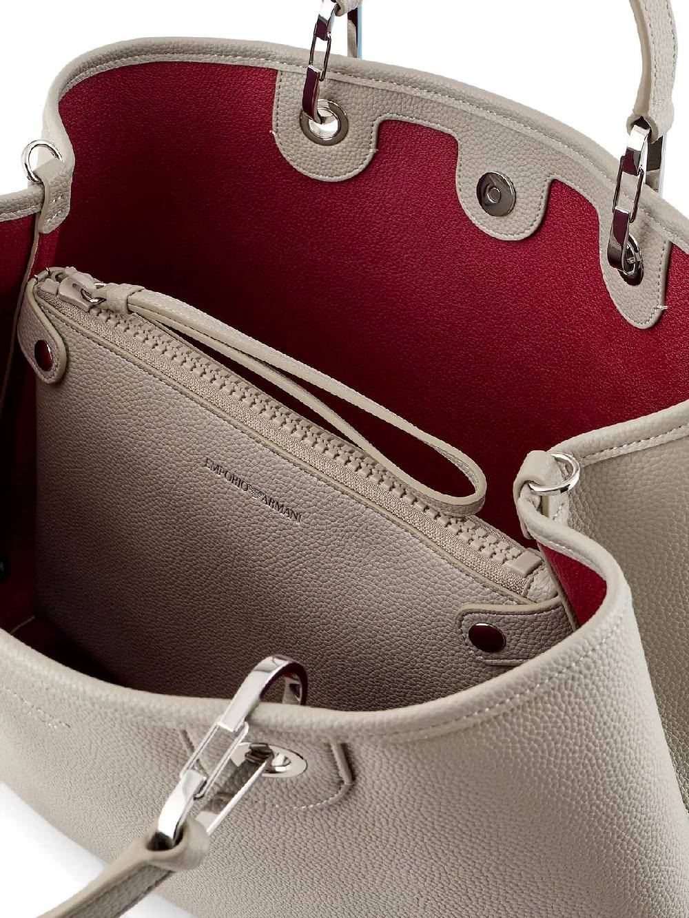 EMPORIO ARMANI Shopper Donna Stampa Cervo Sfoderata Qualità