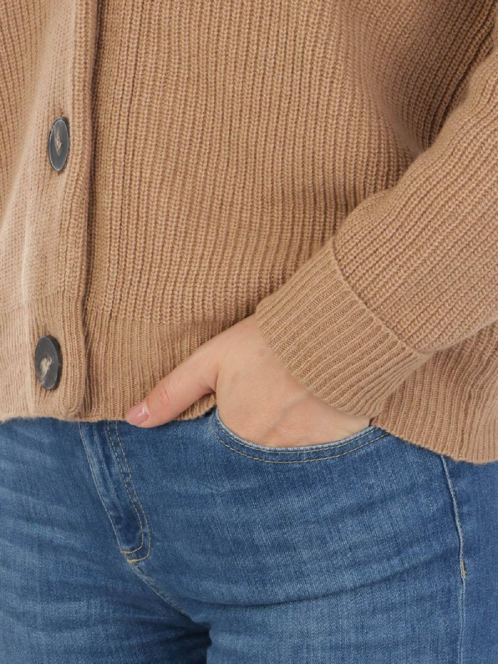 MIA Cardigan Donna in Lana e Cashmere Sottocosto