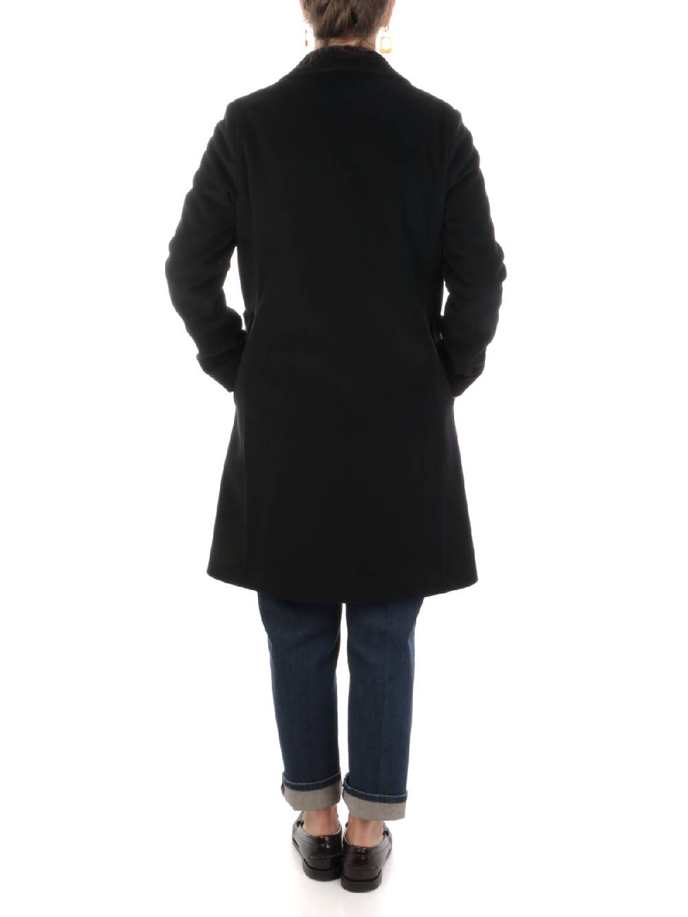 CINZIA ROCCA Cappotto Donna in Lana e Cashmere Italy