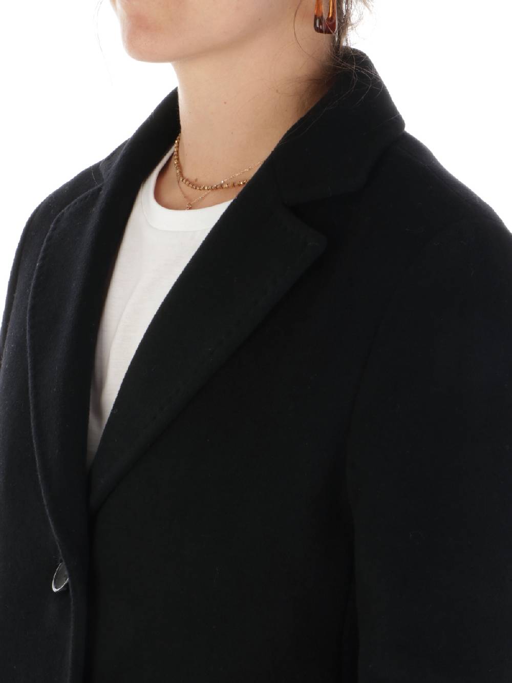 CINZIA ROCCA Cappotto Donna in Lana e Cashmere Italy