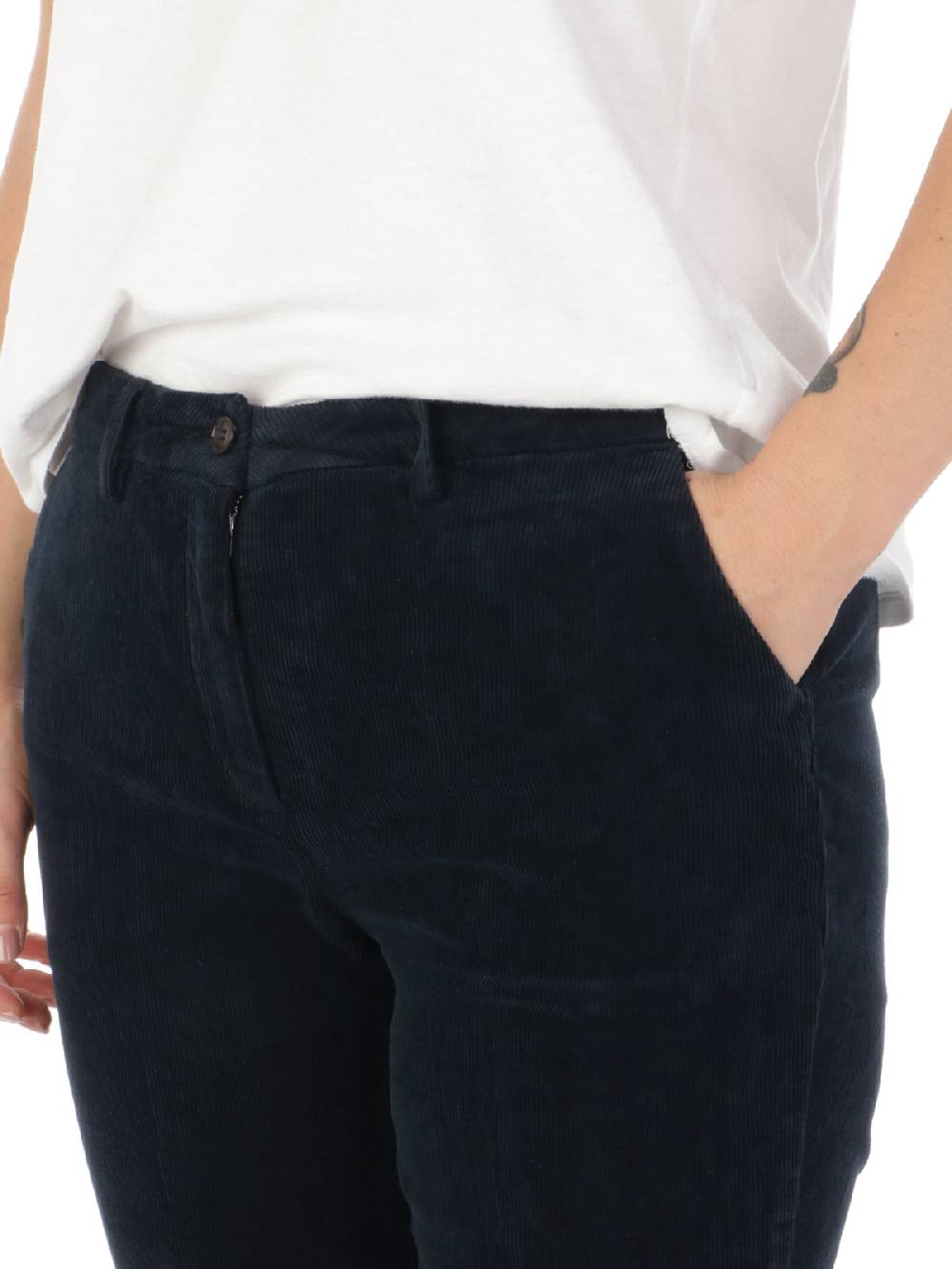 BRIGLIA 1949 Pantaloni Donna Roller in Velluto In Linea