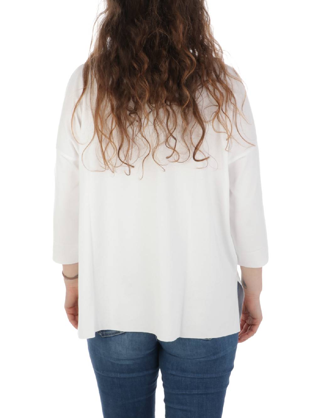 INCONTRO 7 T-Shirt Donna Manu in Viscosa Fino Al -60%