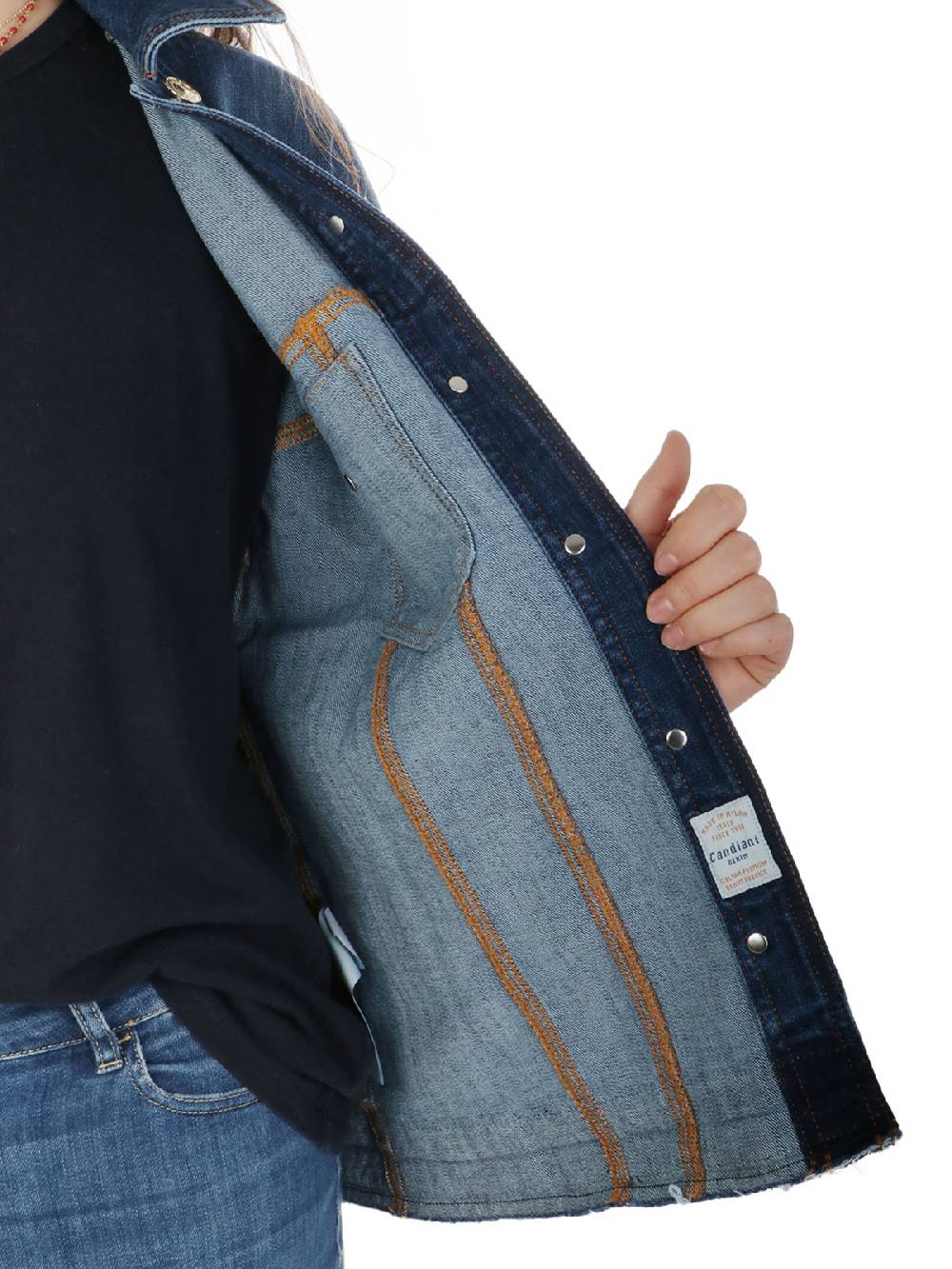 NENETTE Giubbotto in Jeans Donna Smith Affare Del Giorno
