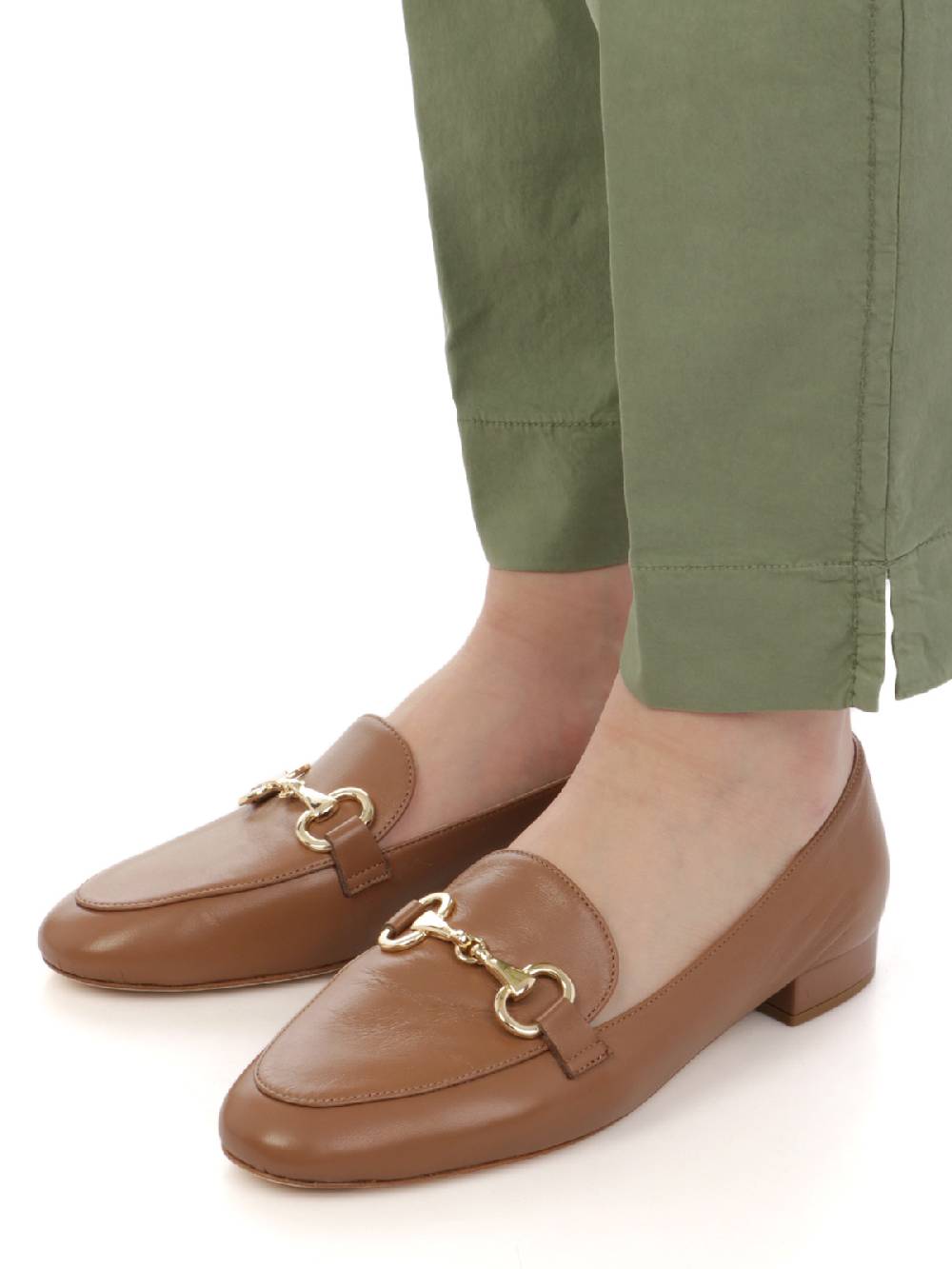 VIA MASINI 80 Pantaloni Chino Donna in Cotone Elasticizzato Convenienza