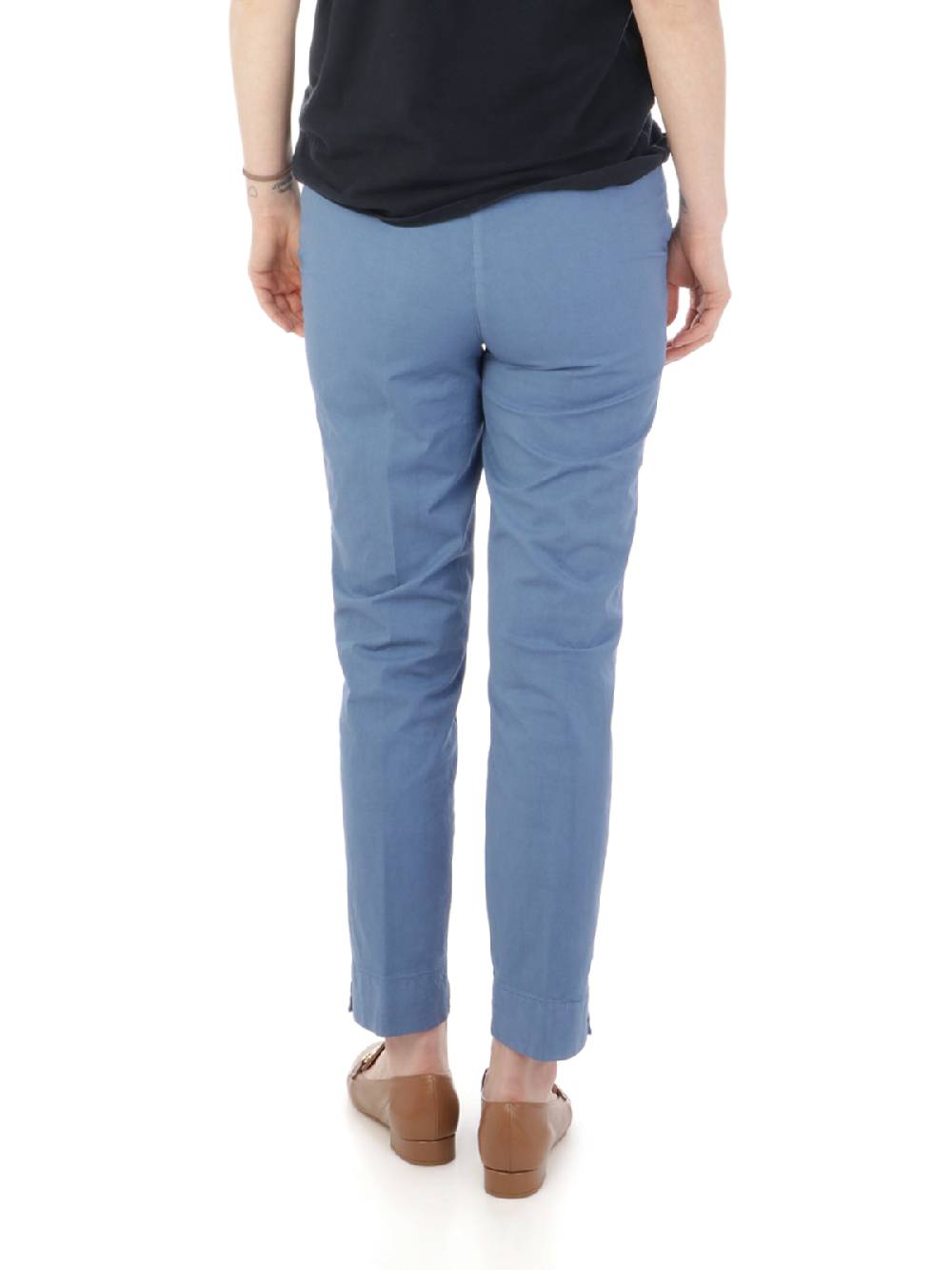 VIA MASINI 80 Pantaloni Chino Donna in Cotone Elasticizzato Novità