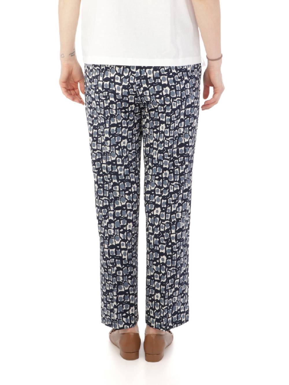 VIA MASINI 80 Pantaloni Donna Fanstasia in Viscosa Offerta
