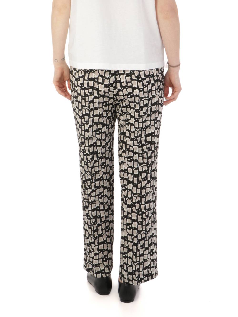 VIA MASINI 80 Pantaloni Donna Fanstasia in Viscosa Economico