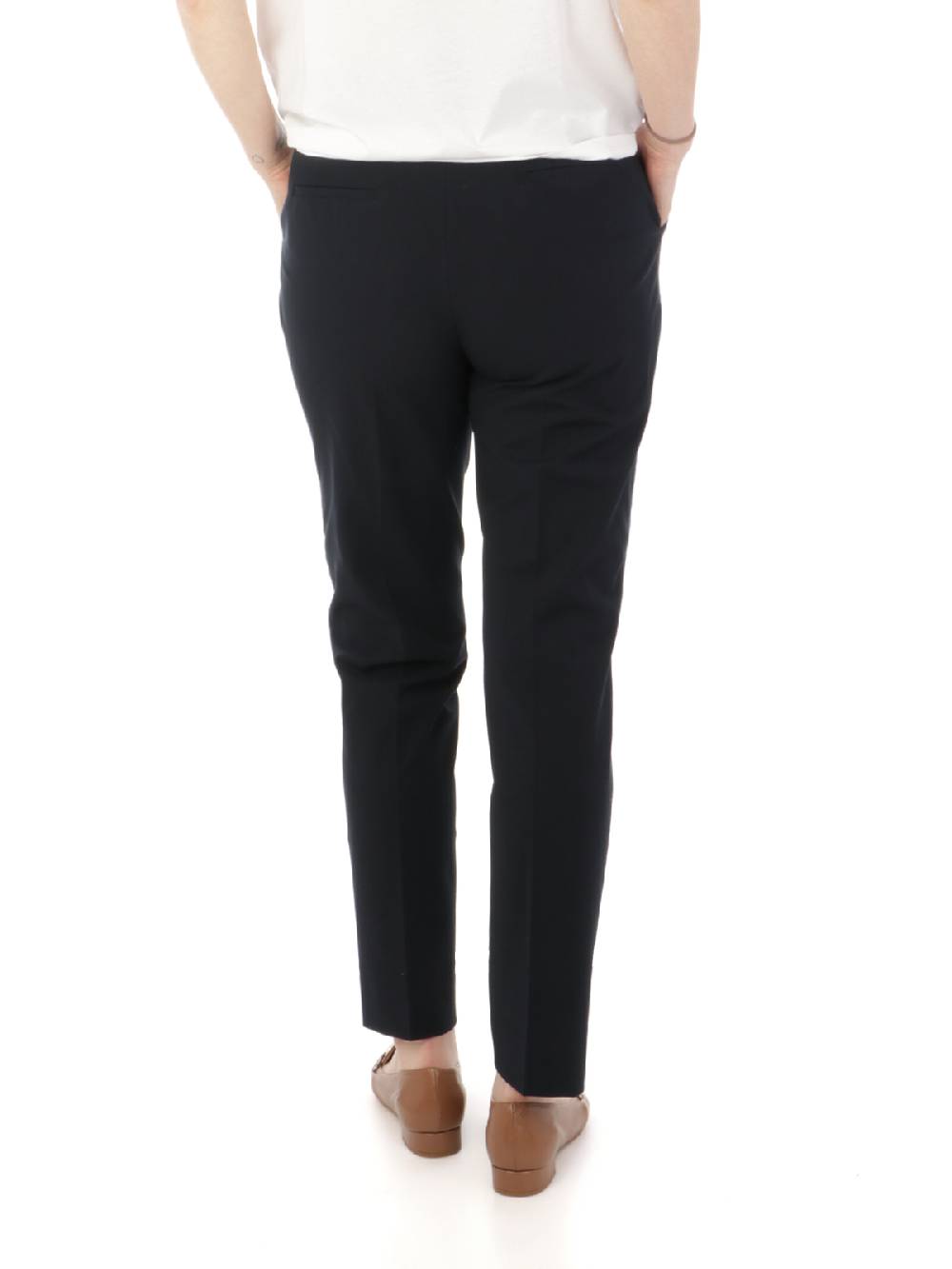 VIA MASINI 80 Pantaloni Sigaretta Donna in Cotone Online