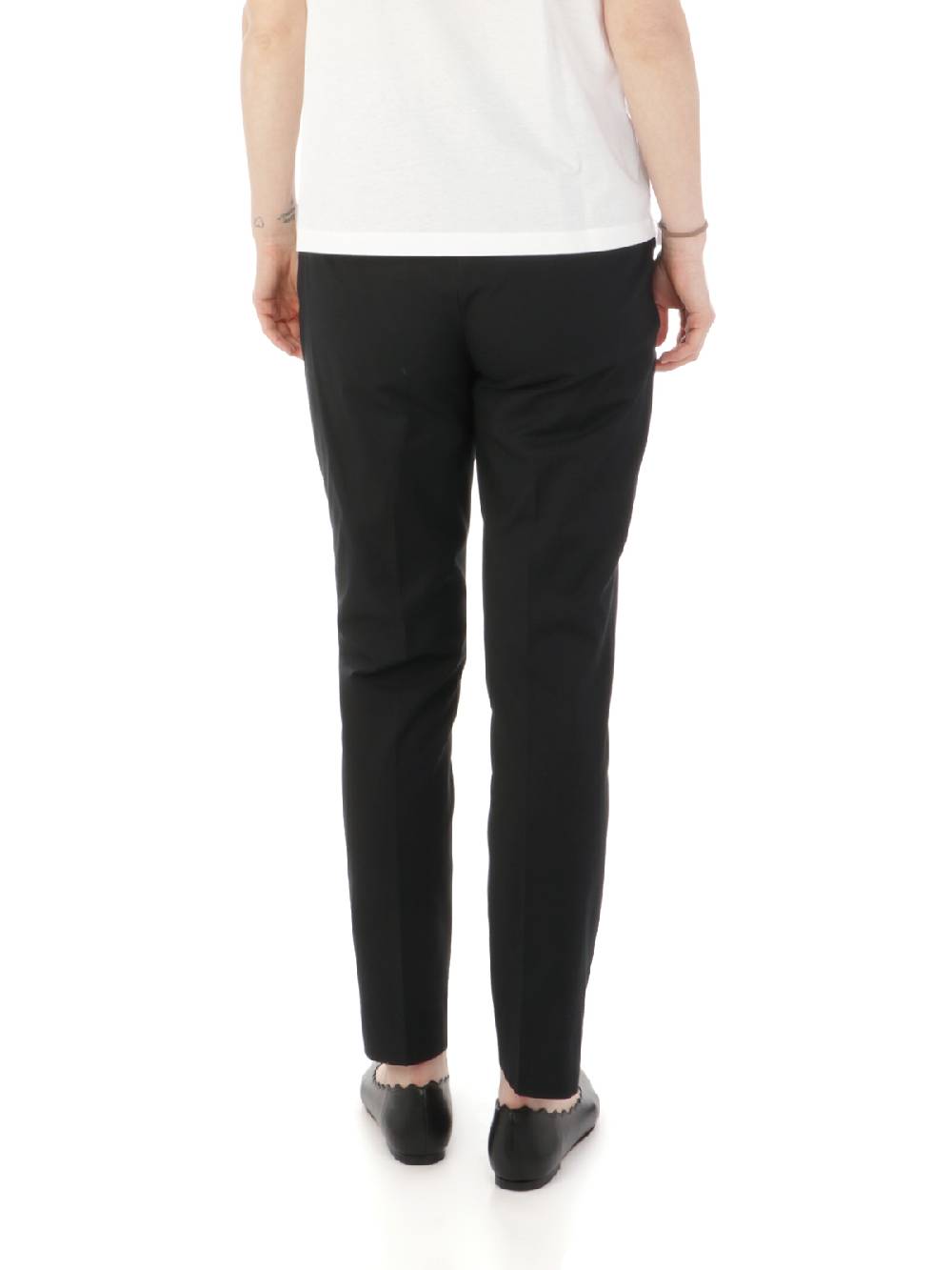 VIA MASINI 80 Pantaloni Sigaretta Donna in Cotone Outlet