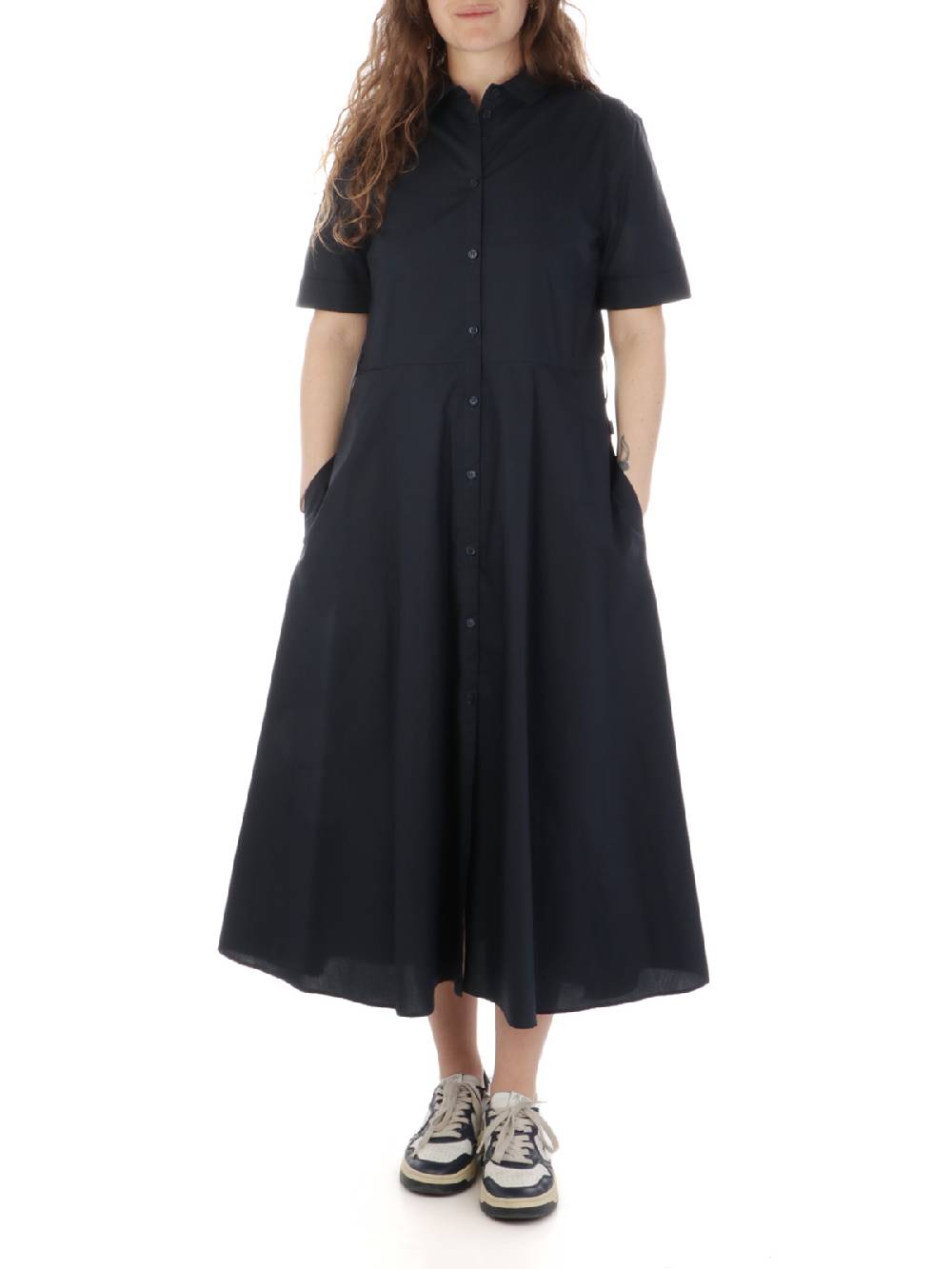 WOOLRICH Abito Lungo Donna in Cotone Saldi Di Fabbrica