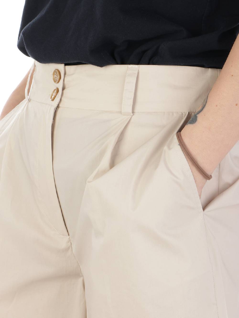 WOOLRICH Shorts Donna in Poplin di Cotone Negozio