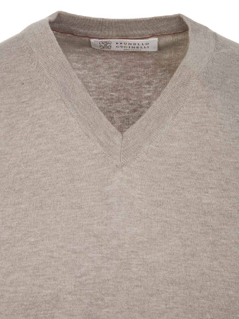 BRUNELLO CUCINELLI Maglia Scollo V Qualità
