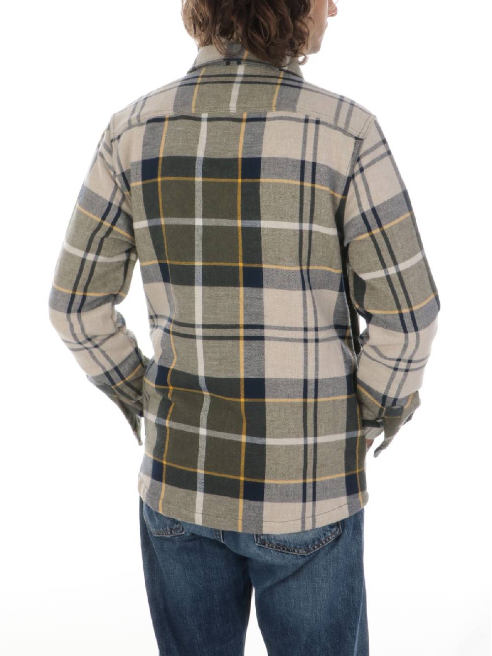 BARBOUR Overshirt Uomo Cannich in Cotone Economico