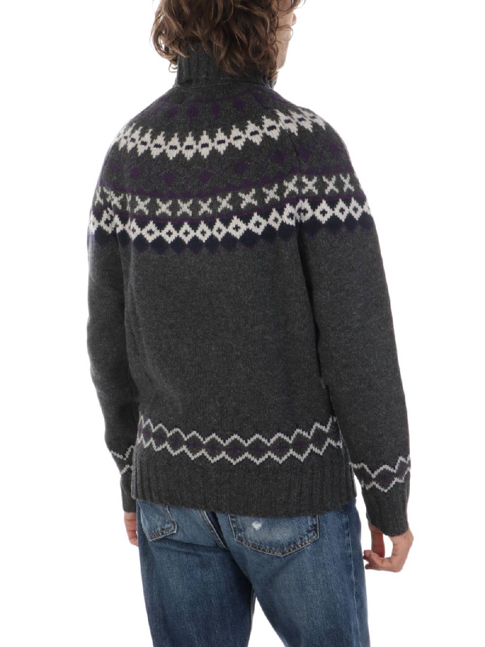 BARBOUR Dolcevita Uomo Roose Fair Isle Outlet