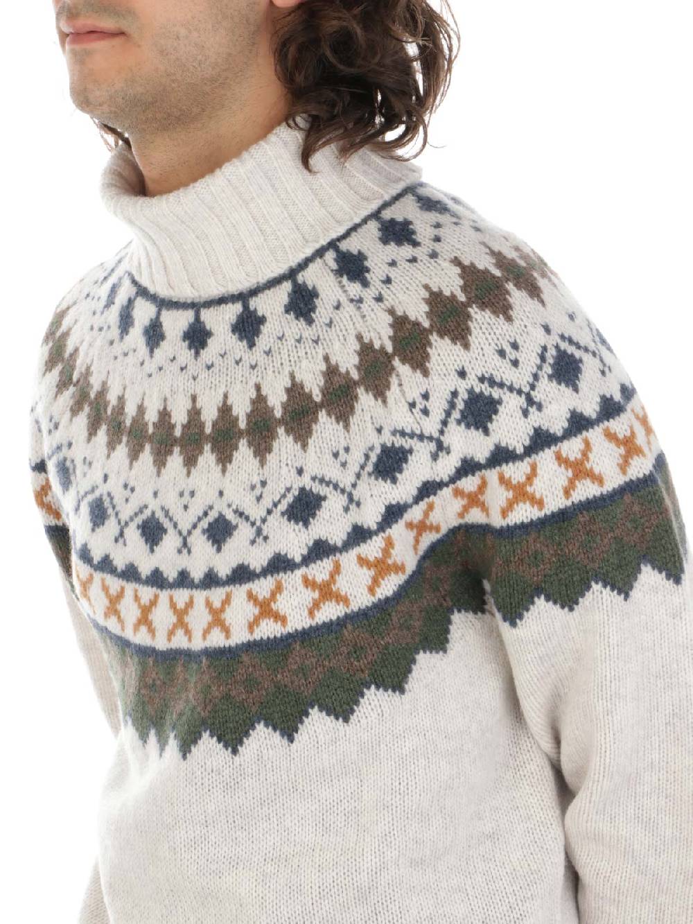 BARBOUR Dolcevita Uomo Roose Fair Isle In Vendita