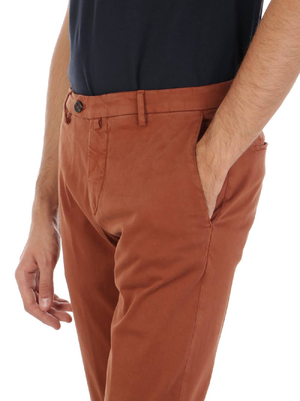 BRIGLIA 1949 Pantaloni Uomo Chino in Cotone Stretch Saldi