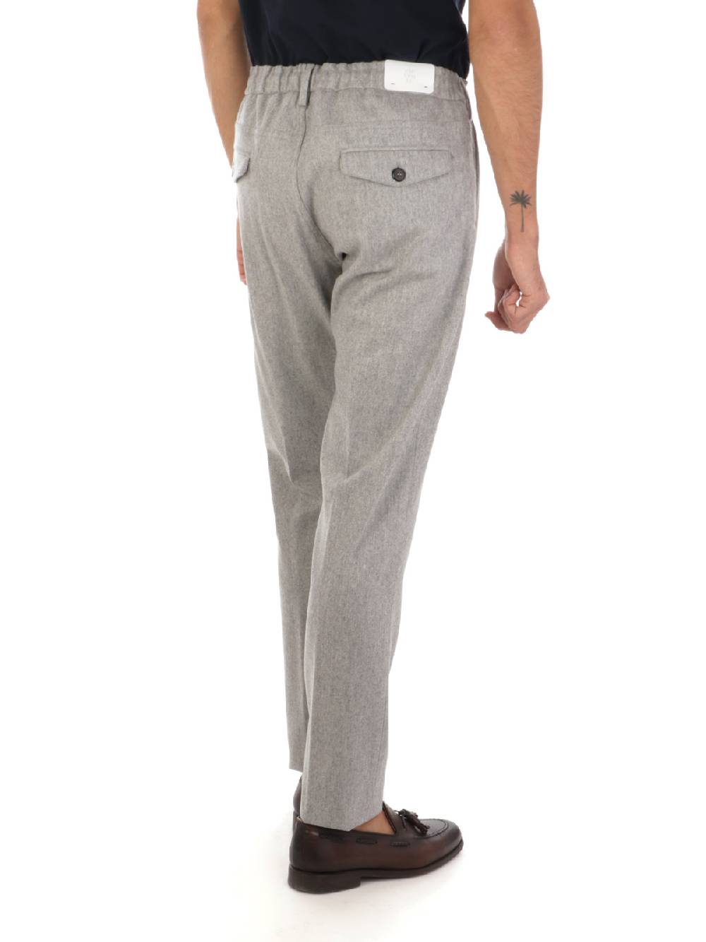 ELEVENTY Pantaloni Uomo Jogger in Lana e Cashmere Offerte