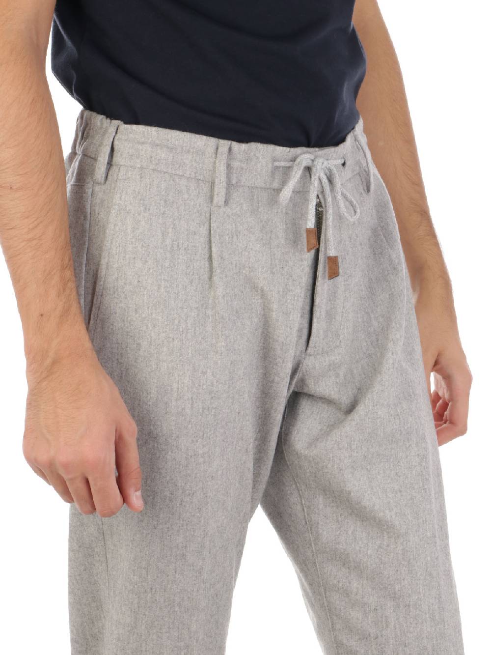 ELEVENTY Pantaloni Uomo Jogger in Lana e Cashmere Offerte