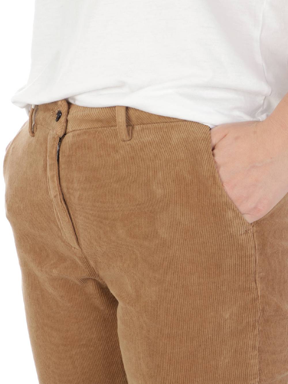 BRIGLIA 1949 Pantaloni Donna Roller in Velluto Vendita Calda