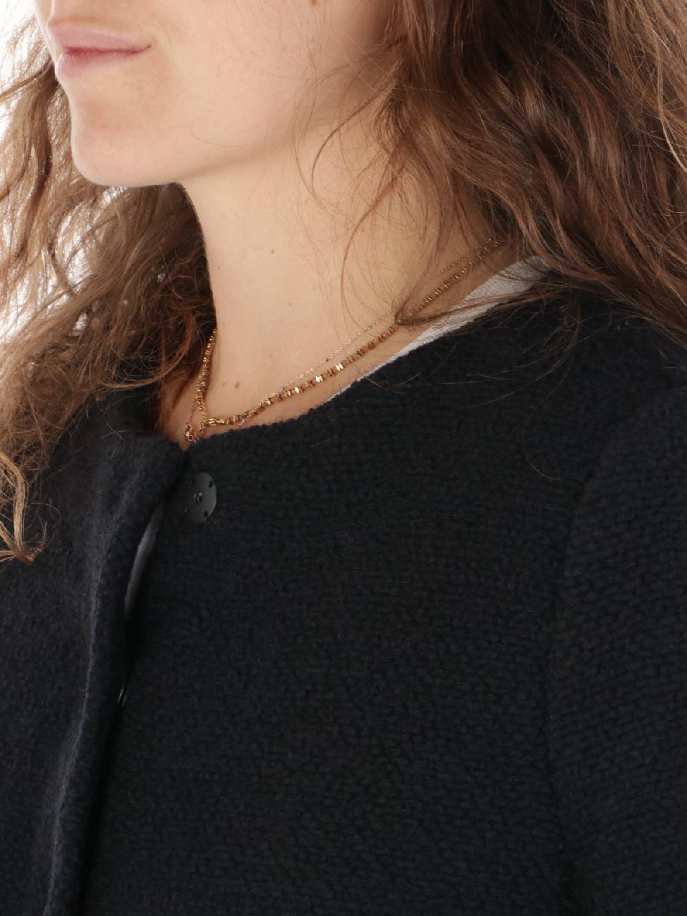 ANNECLAIRE Cardigan Donna con Frange In Saldo
