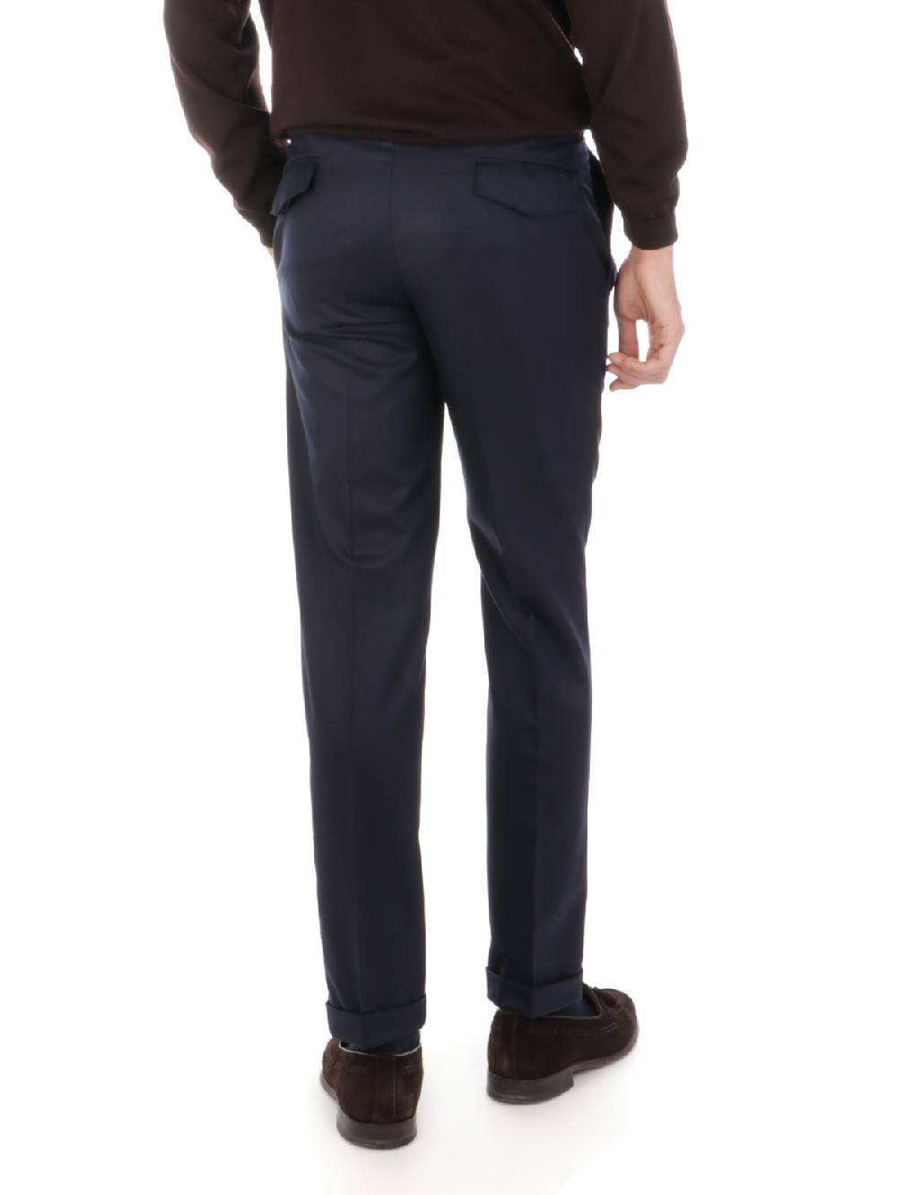 BARBA Pantaloni Uomo Roma in Lana Nuovo