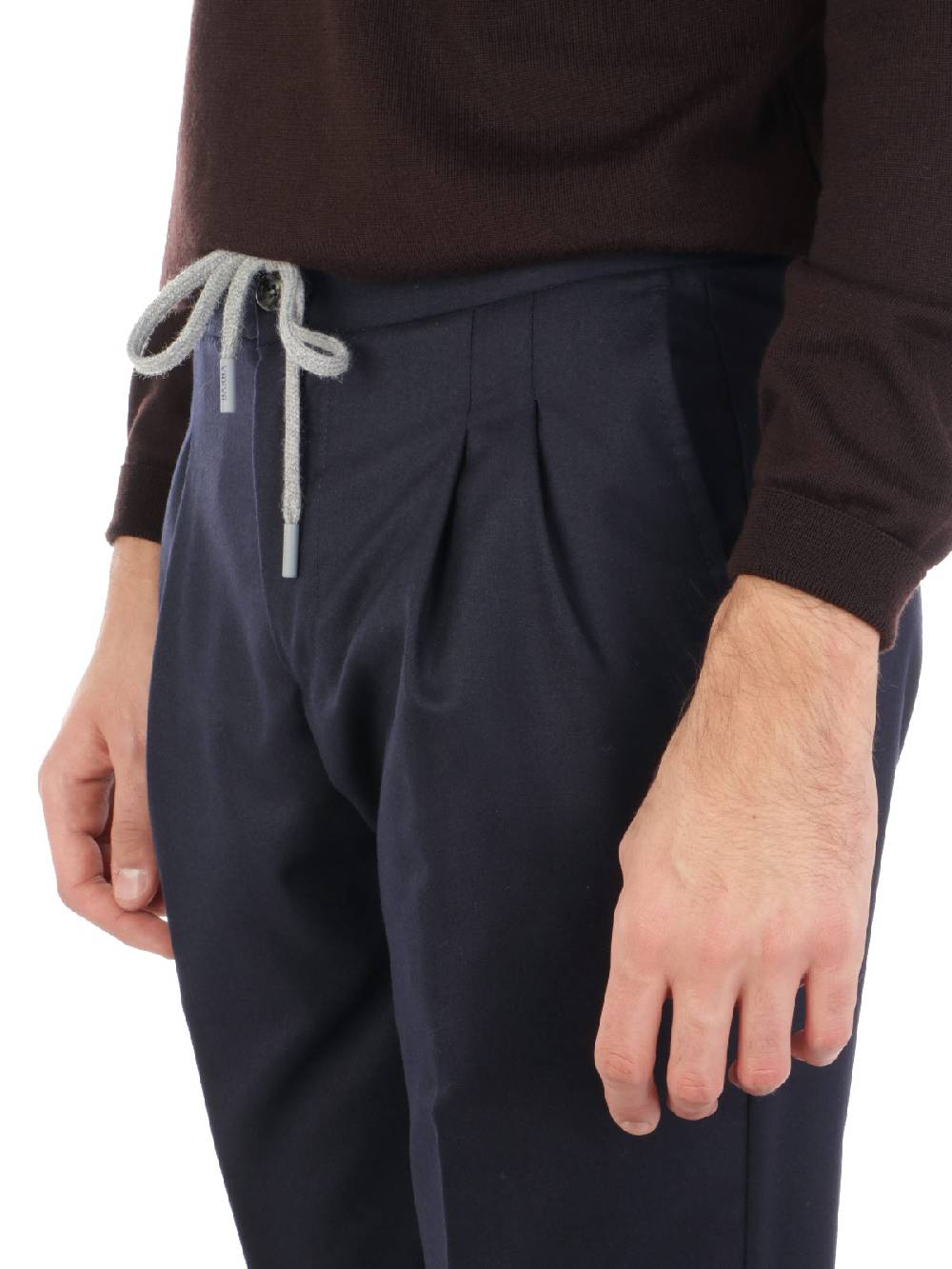 BARBA Pantaloni Uomo Roma in Lana Nuovo