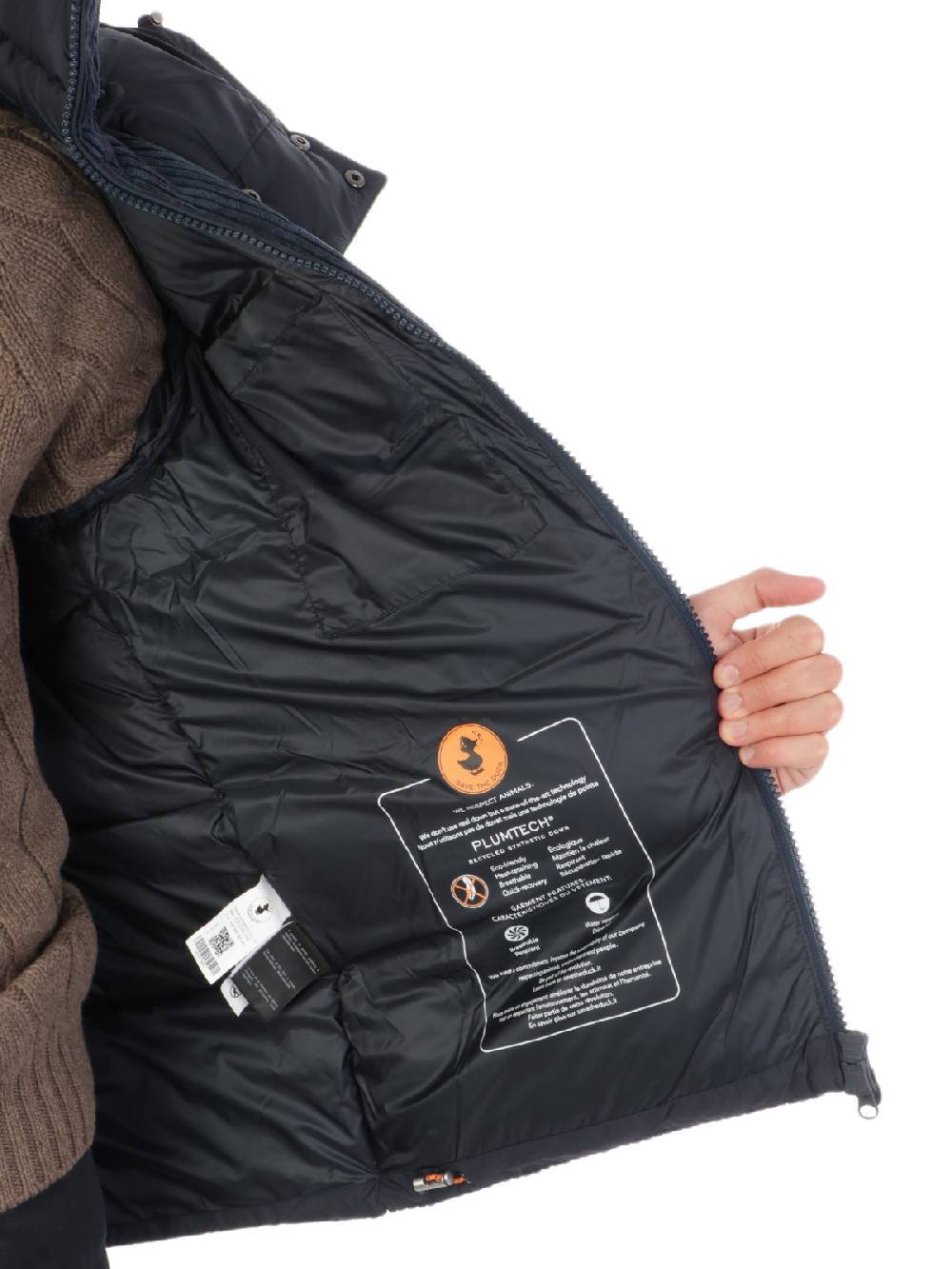 SAVE THE DUCK Giubbotto Uomo Albus in Velluto Promozione