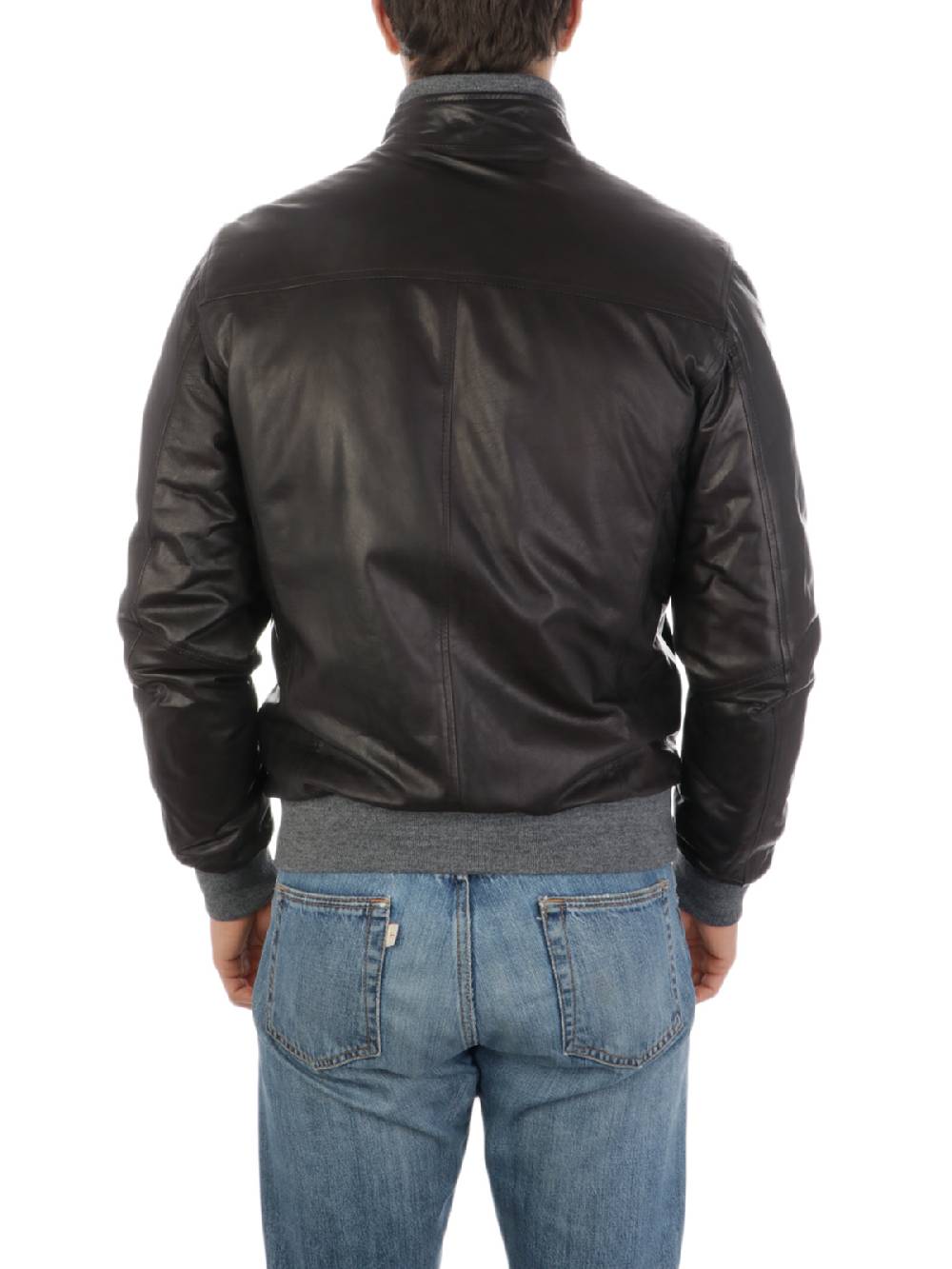 BARBA Giubbotto Uomo Fox in Pelle Spedizione Gratuita