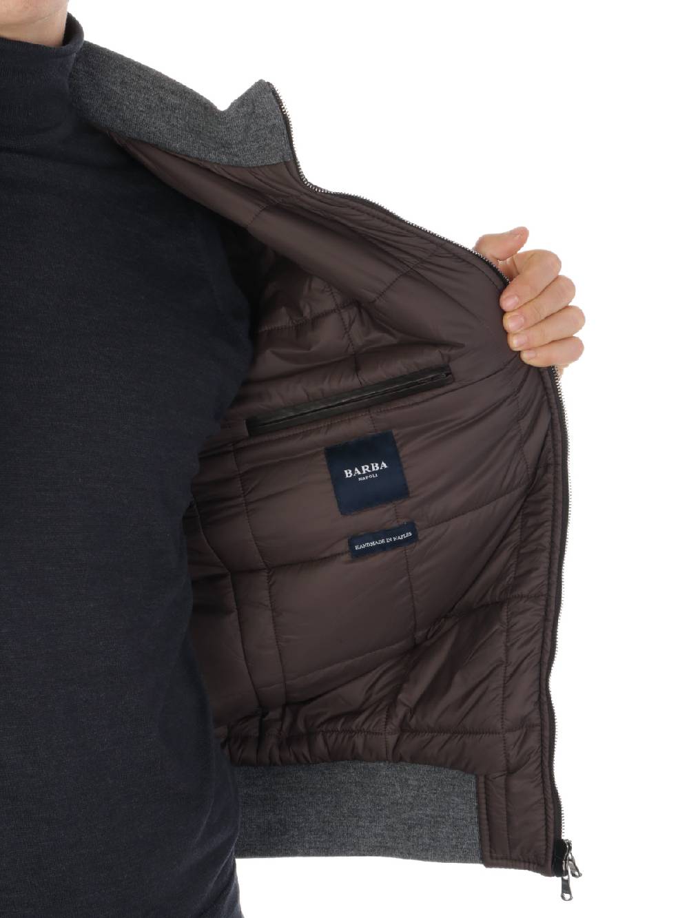 BARBA Giubbotto Uomo Fox in Pelle Spedizione Gratuita
