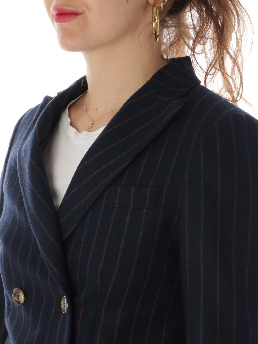 19.61 MILANO Blazer Donna Doppiopetto Diletta Consegna Veloce