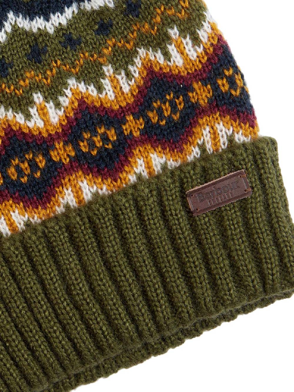 BARBOUR Berretto Uomo Case Fair Isle Offerta