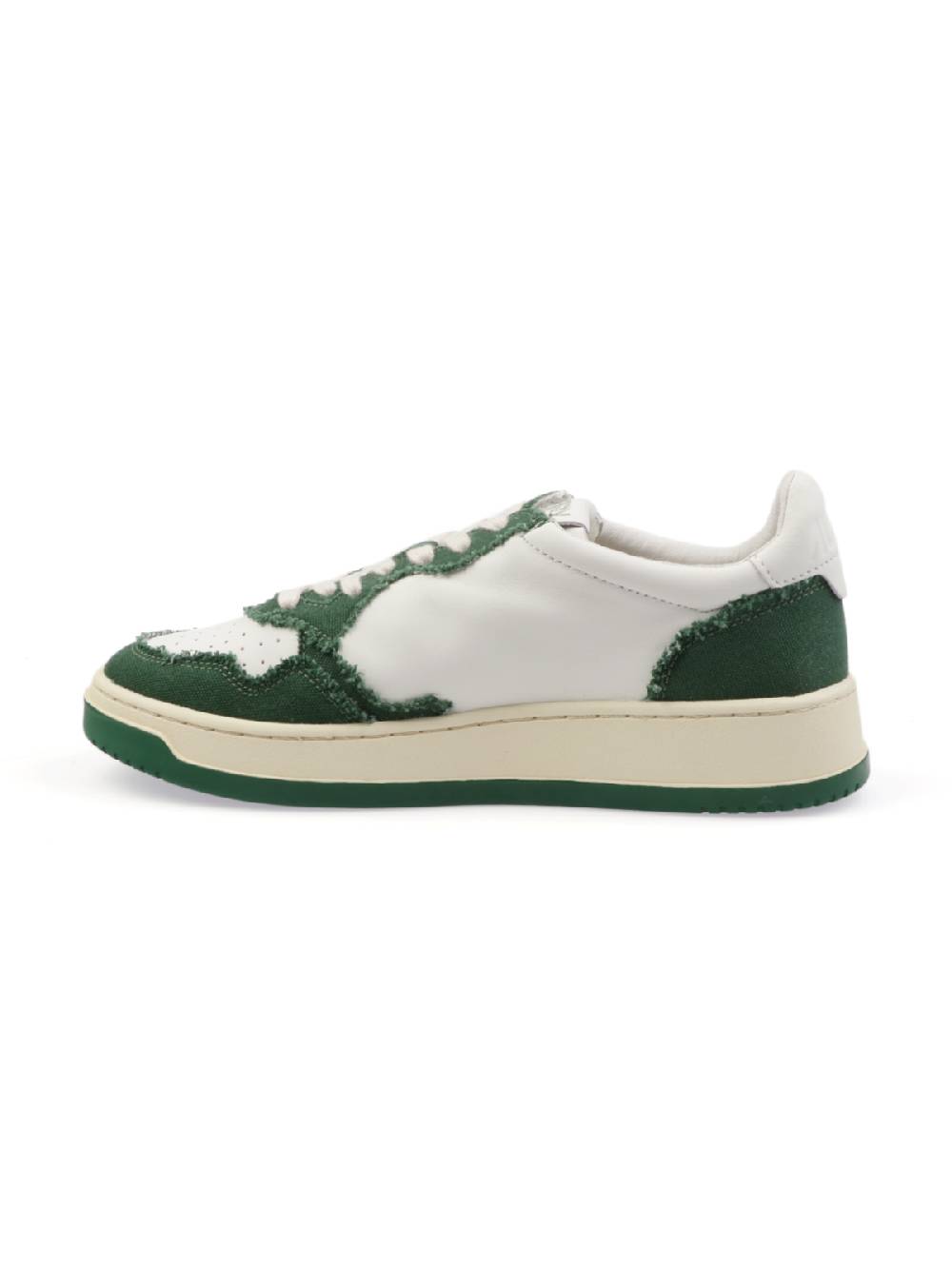 AUTRY Sneakers Uomo Medalist Low in Pelle e Tela Saldi Di Fabbrica