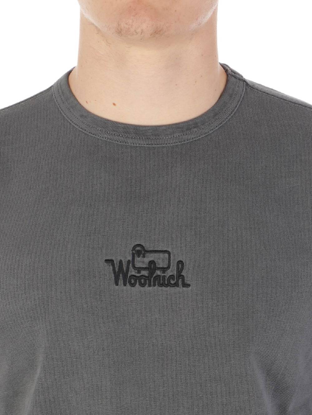 Woolrich Jersey Faded Long Sleeves Tee Negozio