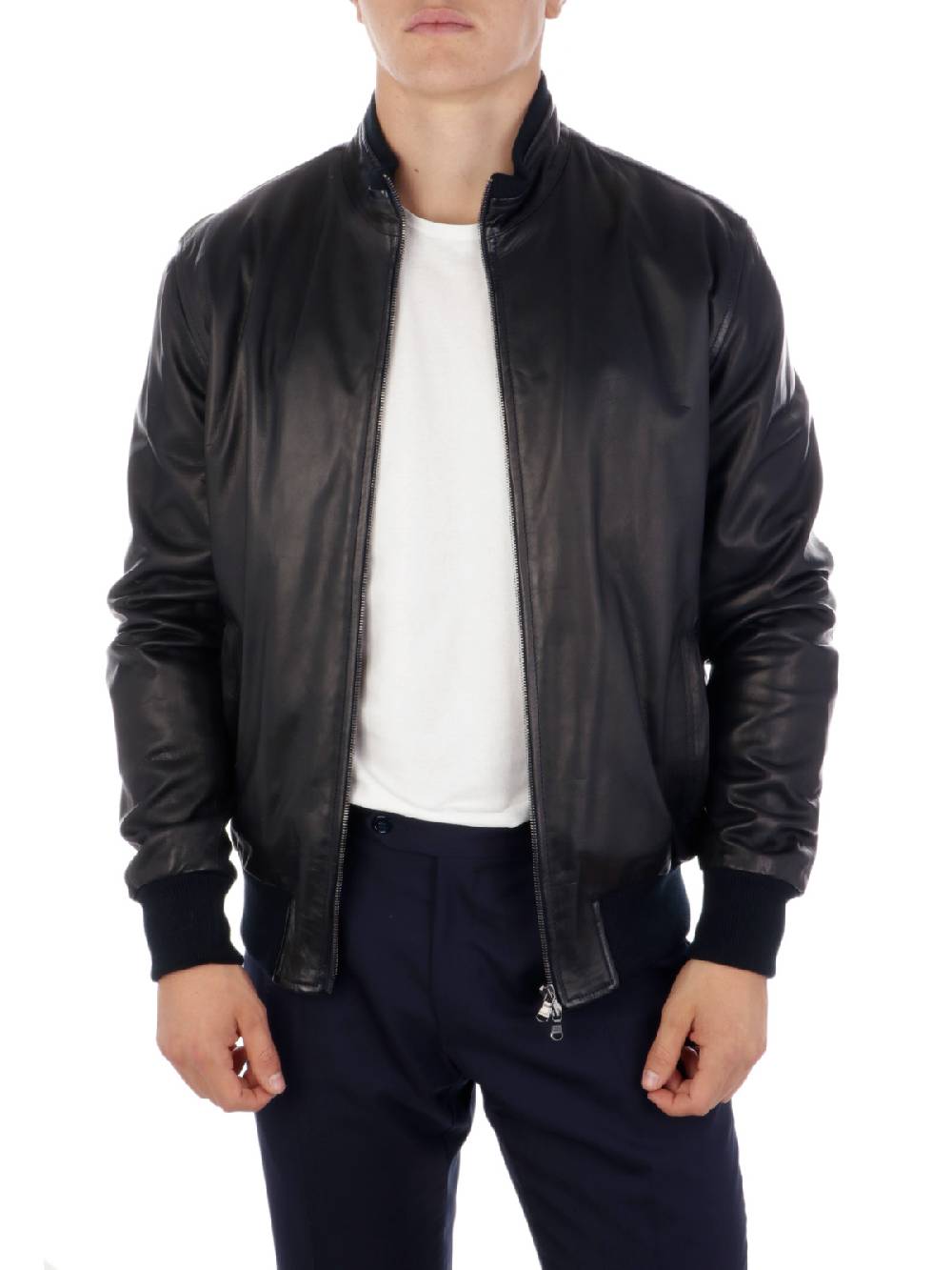 BARBA Giacca Uomo Fox in Pelle Qualità