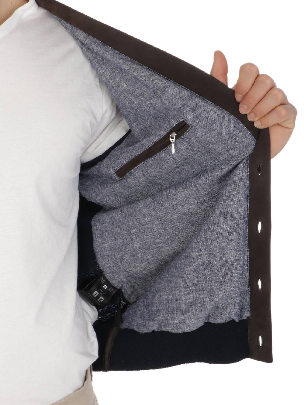 THE JACK LEATHERS Giubbotto Uomo in Suede Belgravia Acquista Ora