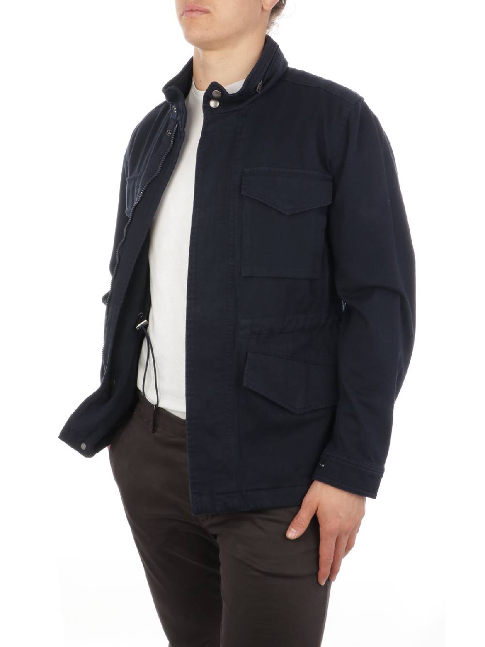WOOLRICH Giubbotto Uomo Field Jacket in Cotone Shopping Online