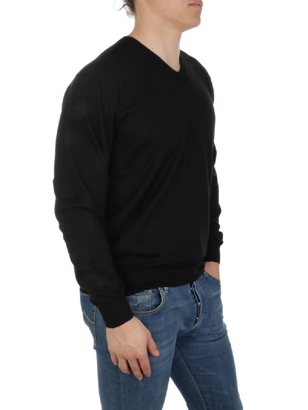 CRUCIANI Pullover Uomo in Cashmere e Seta Affare Del Giorno