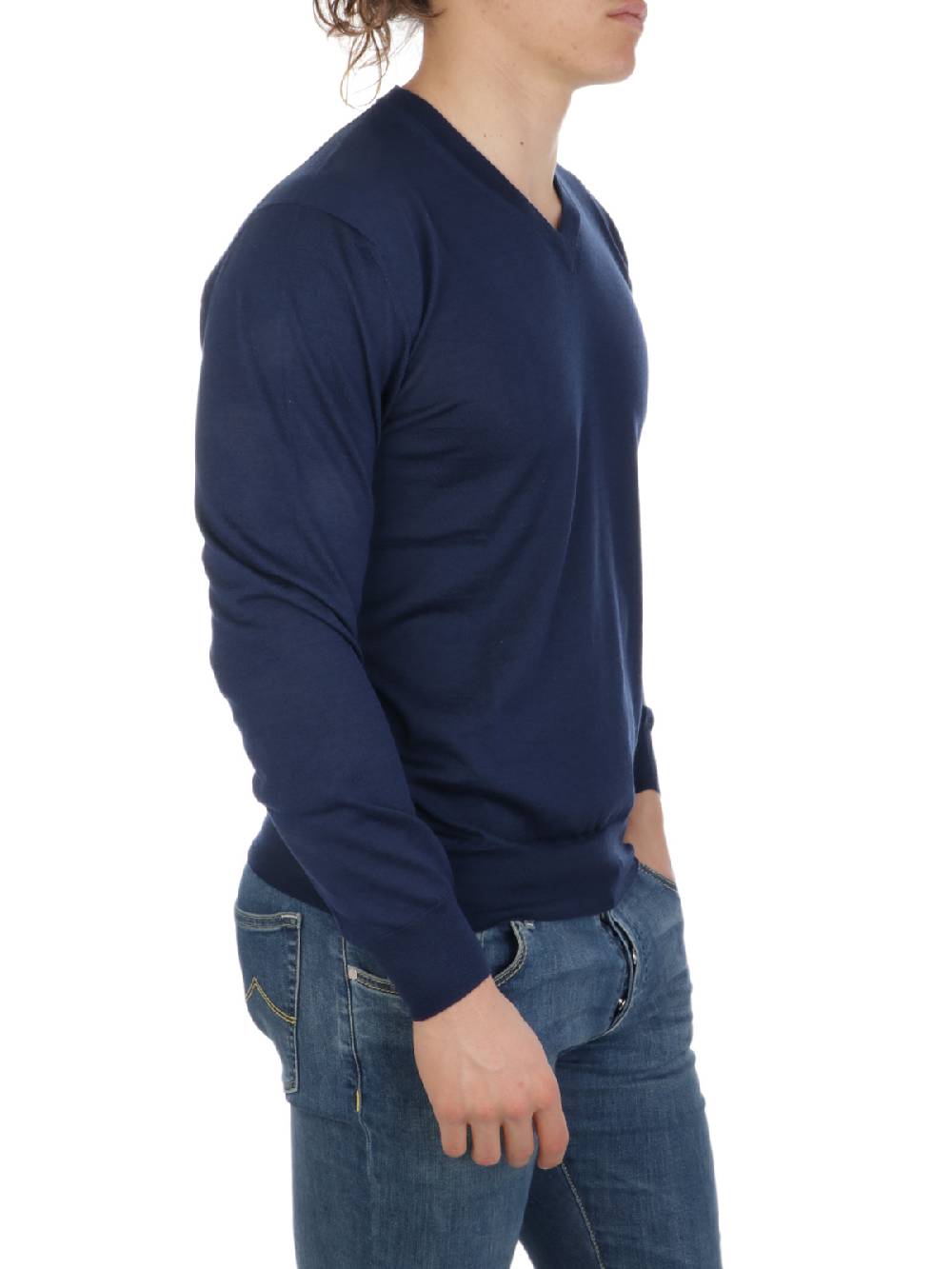 CRUCIANI Pullover Uomo in Cashmere e Seta