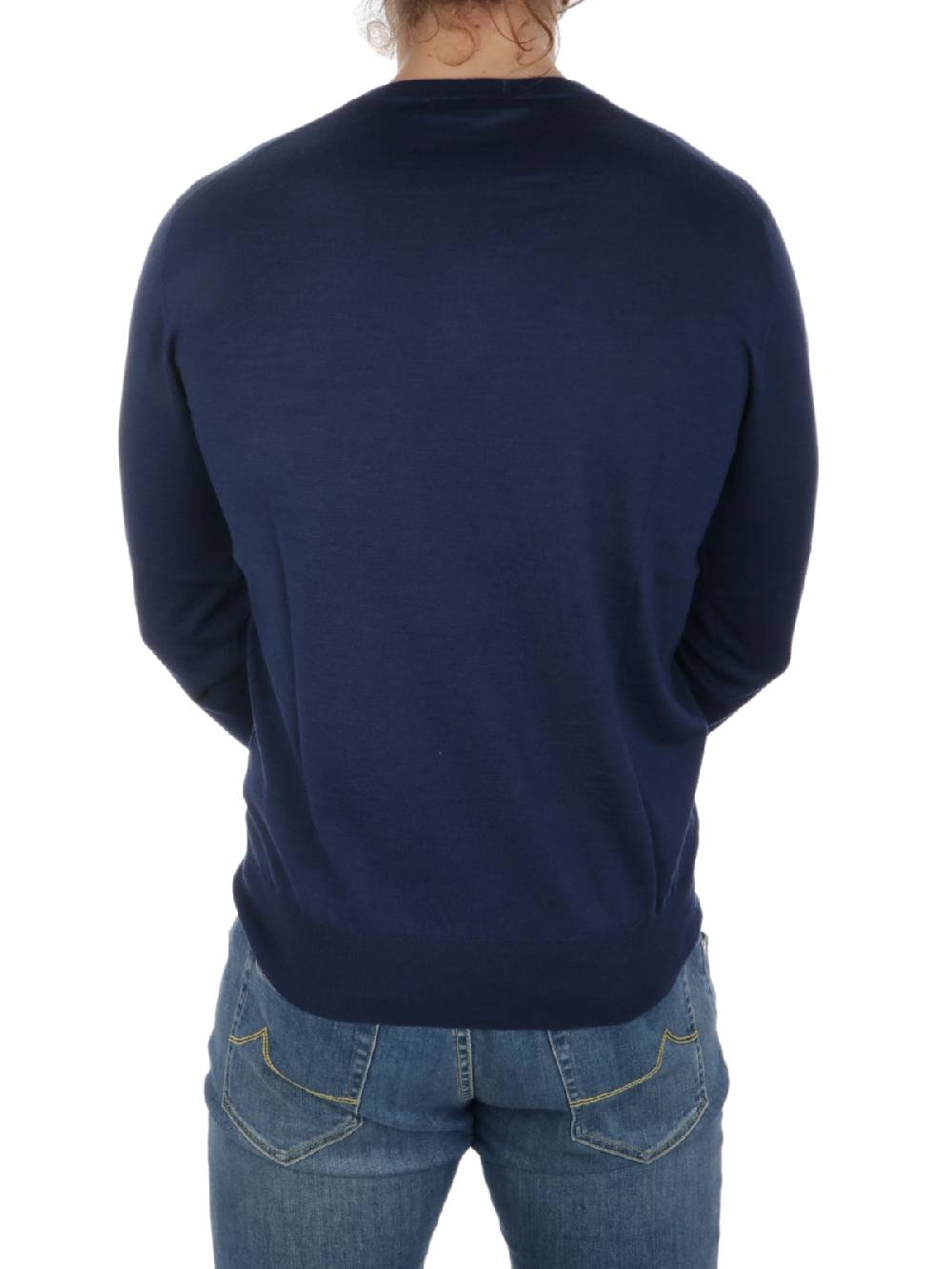 CRUCIANI Pullover Uomo in Cashmere e Seta Sottocosto