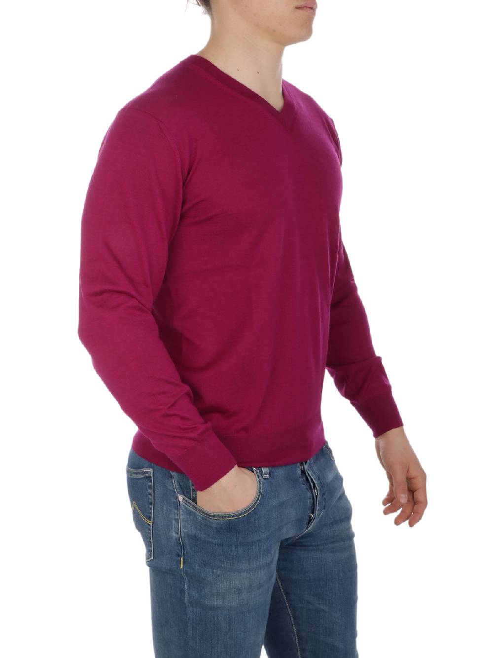 CRUCIANI Pullover Uomo in Cashmere e Seta Convenienza