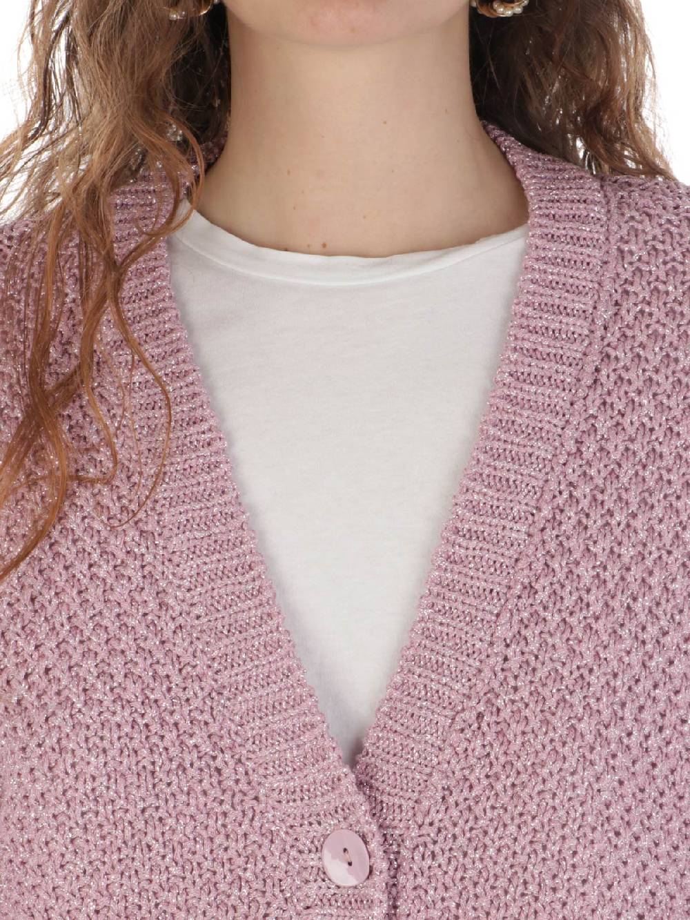 Nenette Jersey Cardigan Corto In Saldo