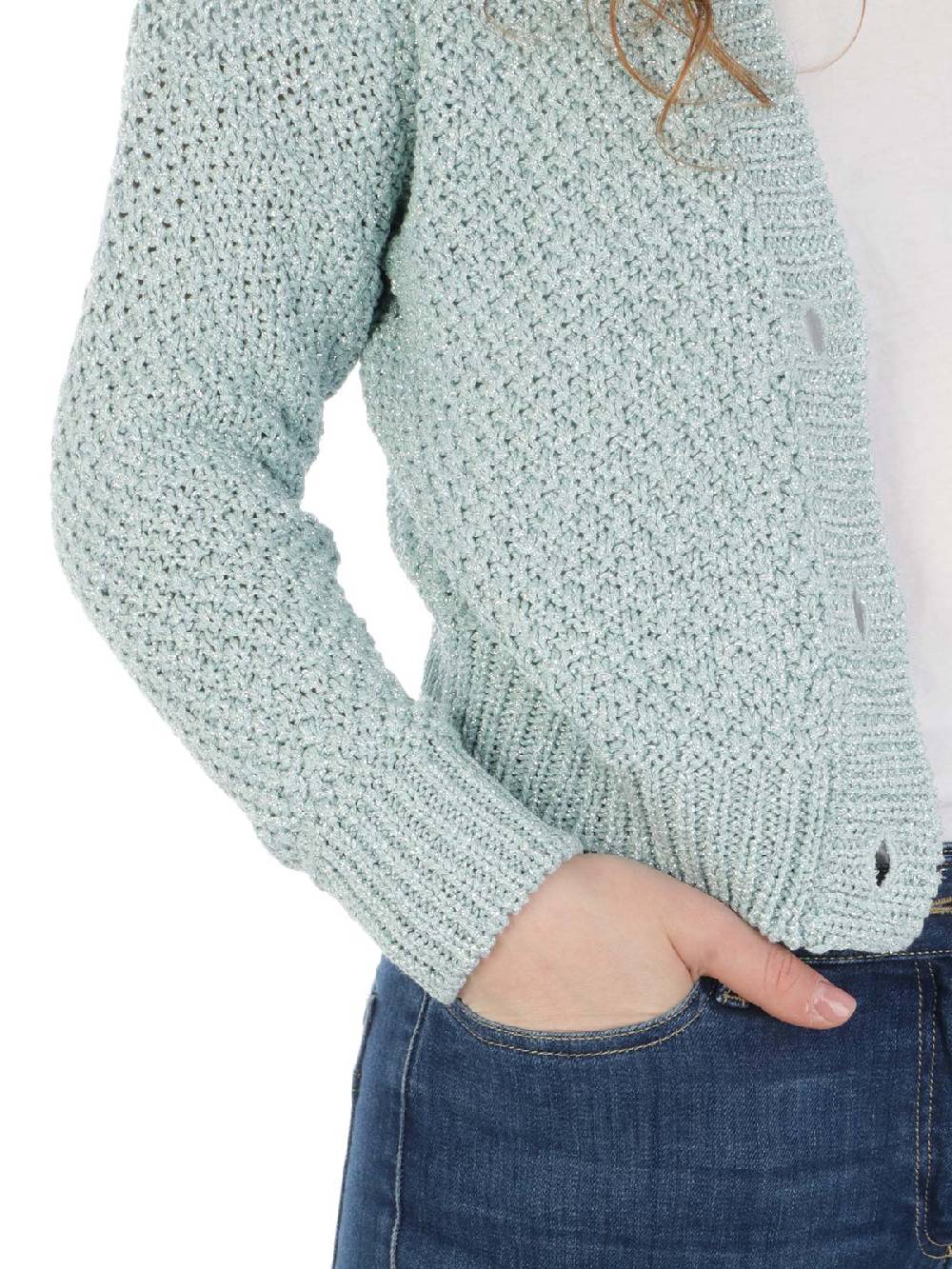Nenette Jersey Cardigan Corto Nuova