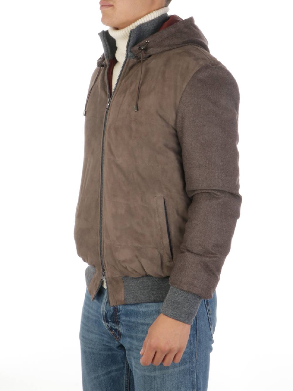 BARBA Bomber Uomo Imbottito con Cappuccio Offerta migliore