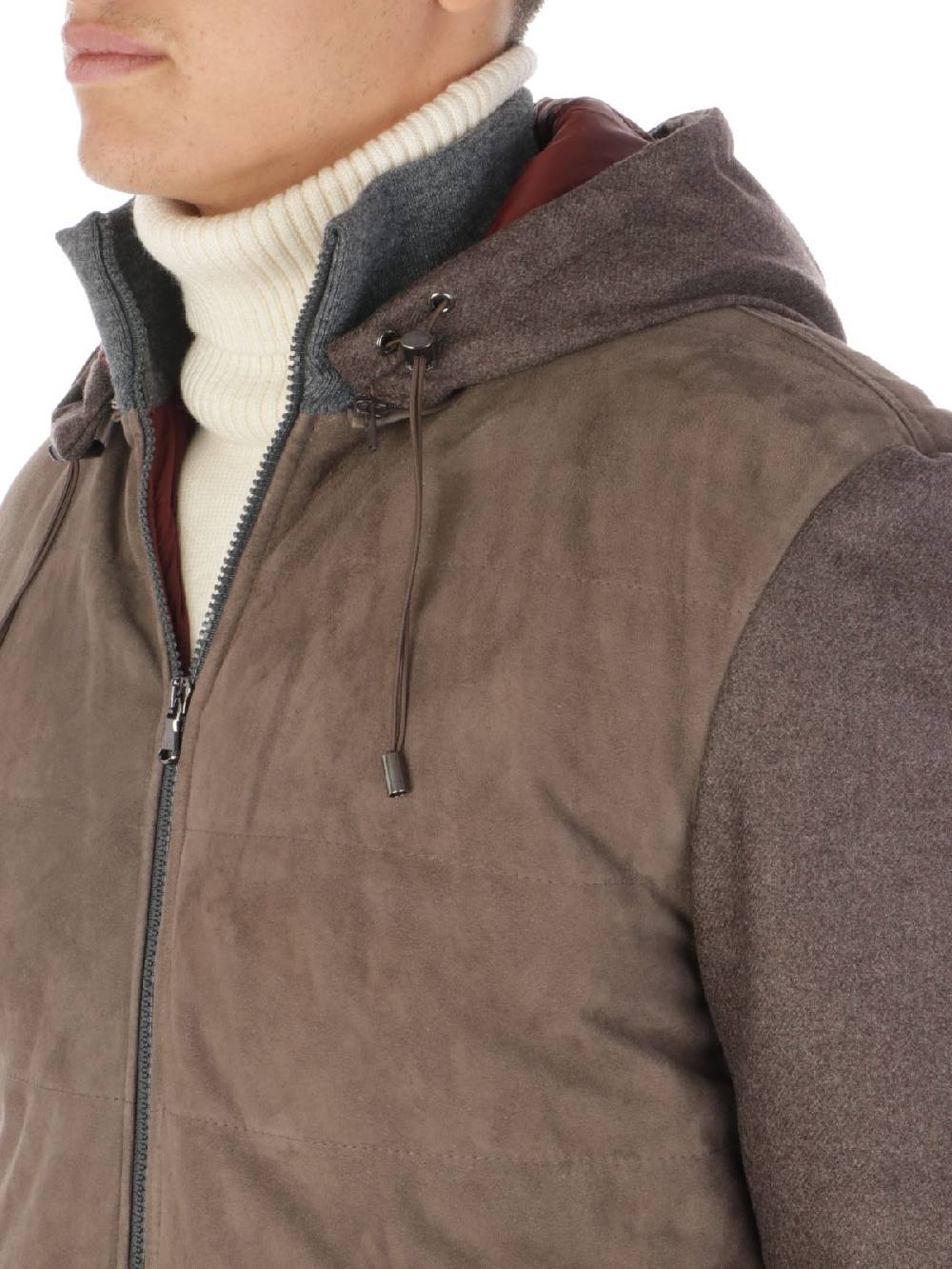 BARBA Bomber Uomo Imbottito con Cappuccio Offerta migliore