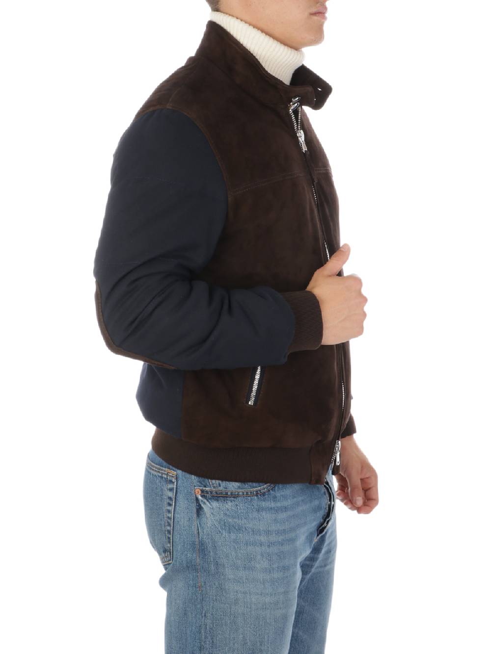 THE JACK LEATHERS Giacca in Suede Uomo Matthias Online Outlet